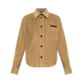 Bottega Veneta Cotton Corduroy Shirt "Pale Oak"