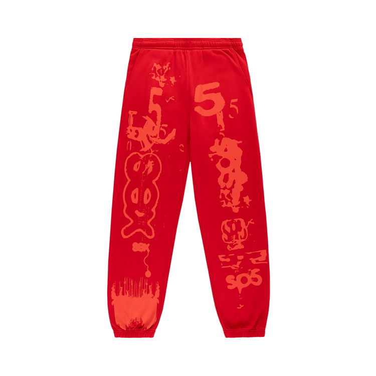 Sp5der X-Ray Sweatpant "Red"