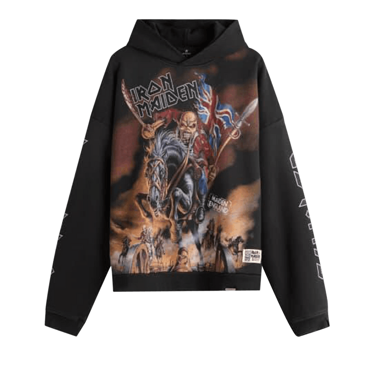 Represent Clo Iron Maiden X Steed Hoodie "Black"