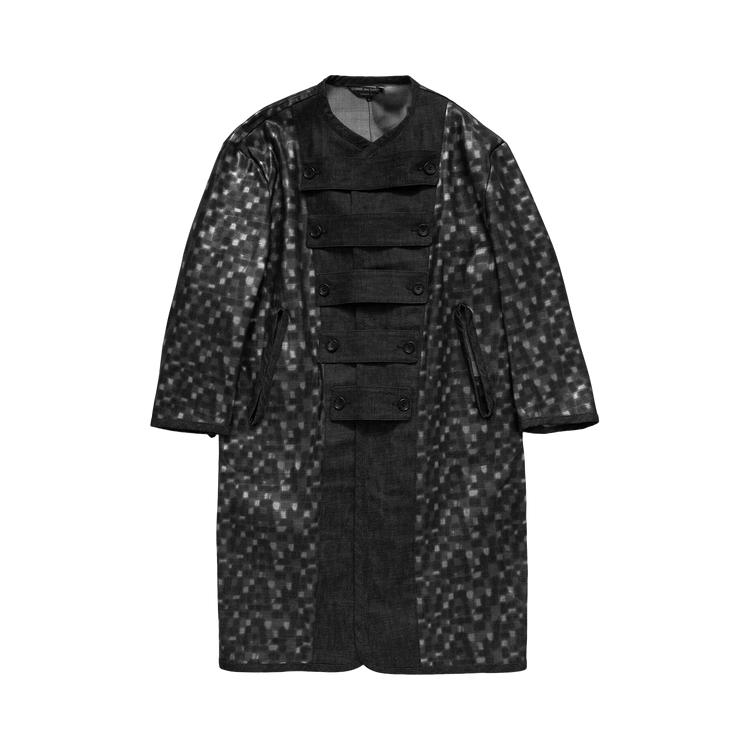 Comme des Garçons Homme Plus Denim Mixed Fabrics Coats "Indigo"