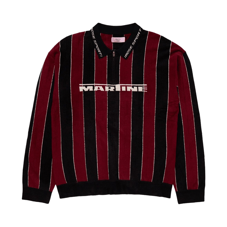 Martine Rose Sporty Logo Polo "Red"