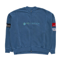 Martine Rose Zip Up Crew "Blue"