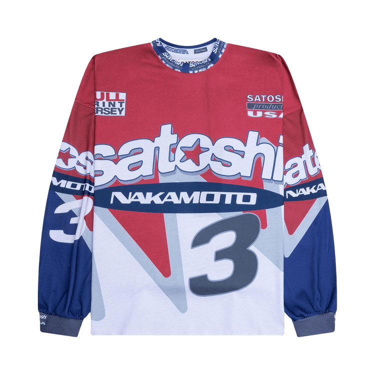 Satoshi Nakamoto Speedway Long-Sleeve "Red"