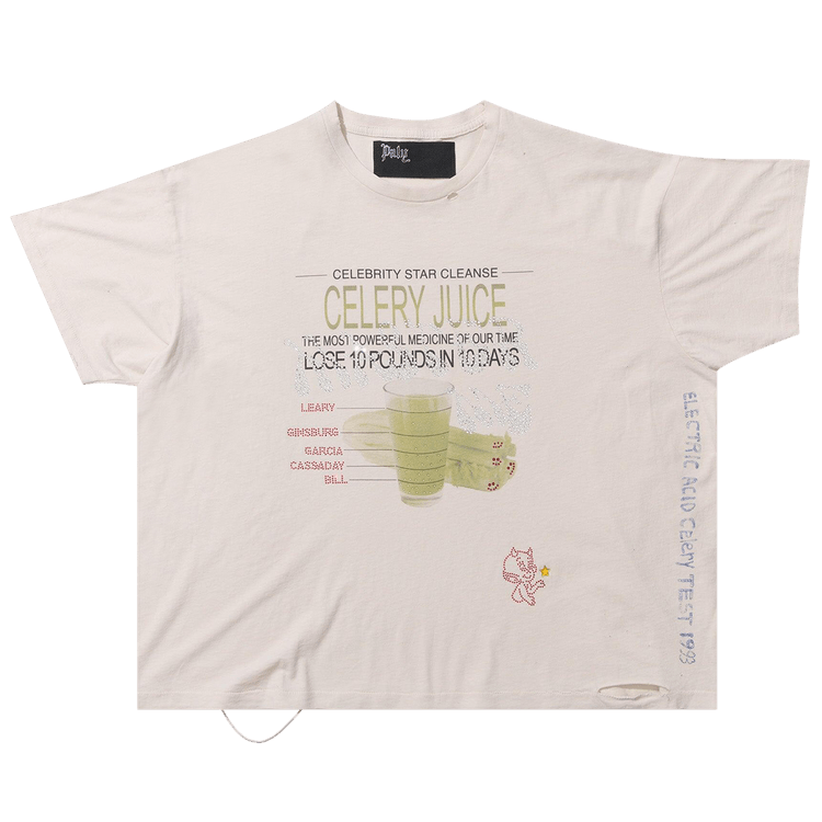Paly Hollywood Celery Cleanse Tee "Cream"