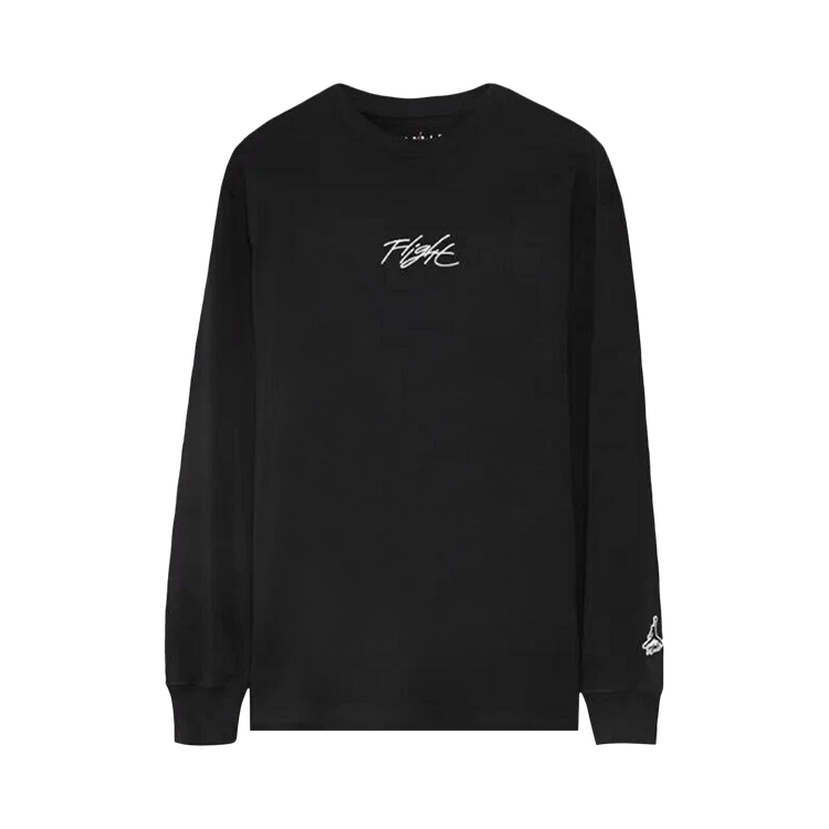 Air Jordan Flight Essentials Long Sleeve Tee "Black"