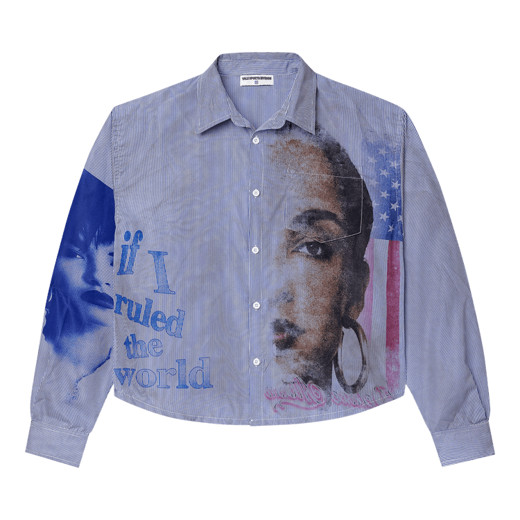 Vale Forever Freedom Button Up "Stripped/Blue"