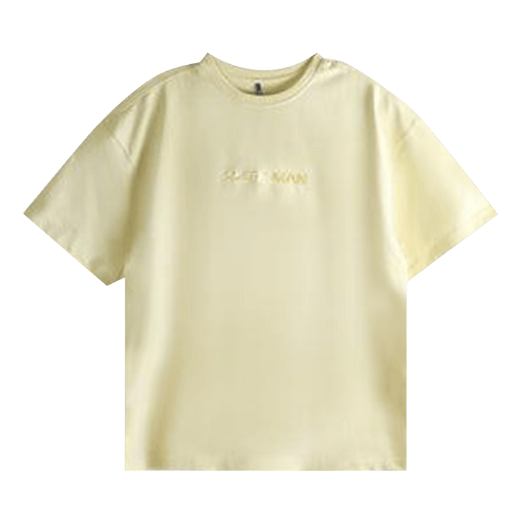 Ader Error Solid Color Short Sleeved T-Shirt "Yellow"