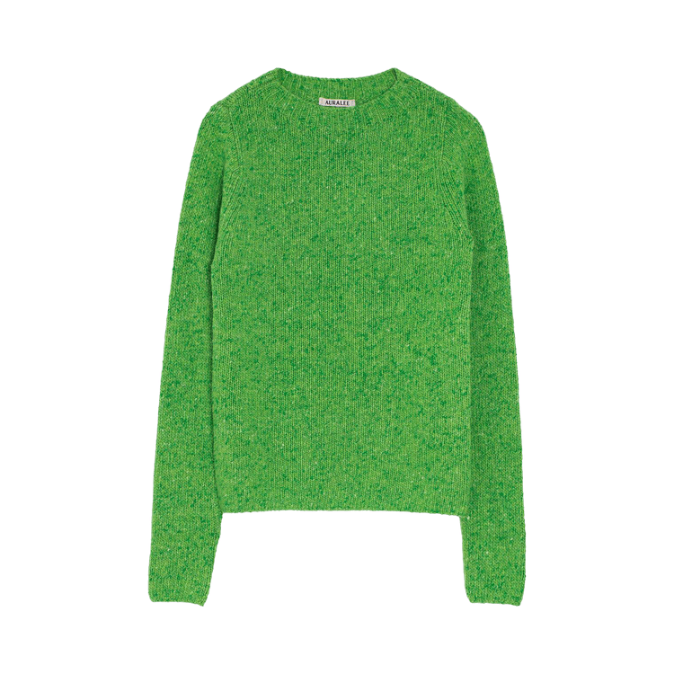 Auralee Cashmere Melange Knitwear "Green"