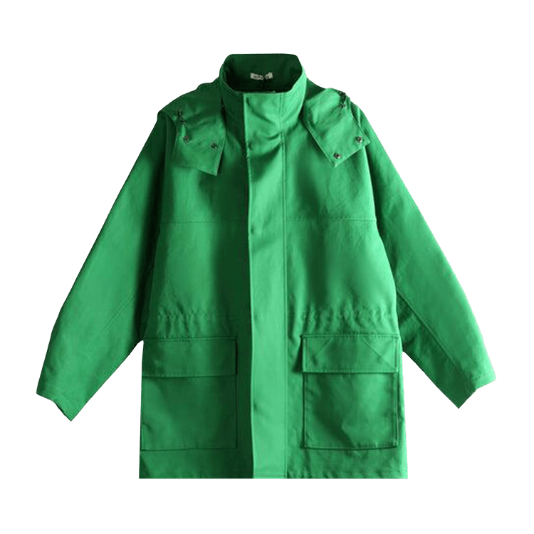 Auralee High-Density Bonded Cotton Gabardine Blouson Jacket "Green"