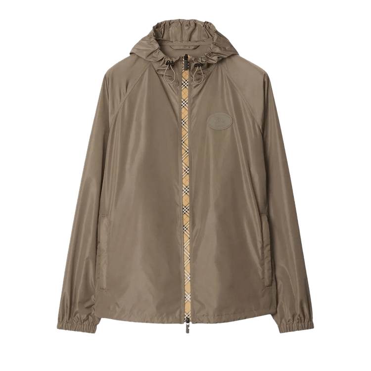 Burberry Hooded Zip-Up Coat "Clay Brown"