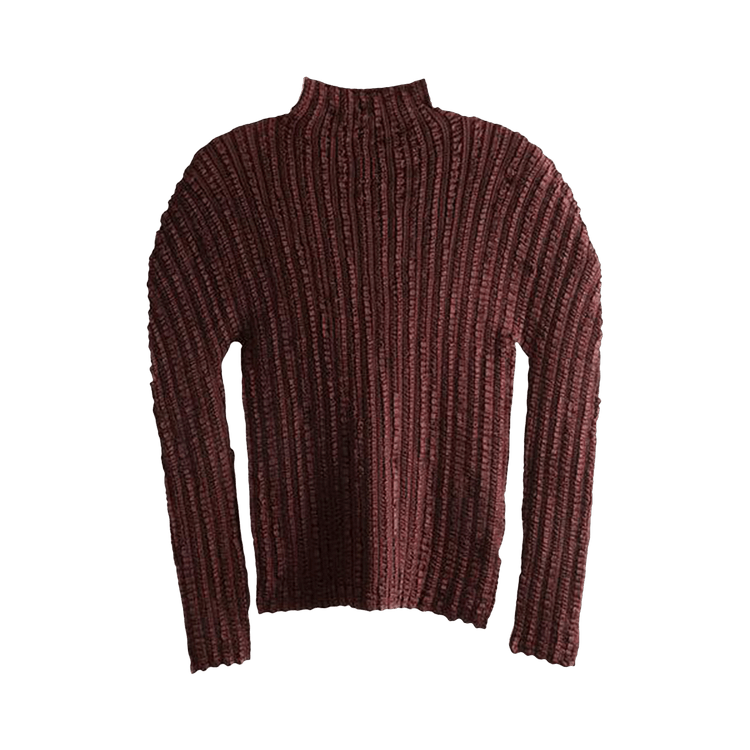 Issey Miyake Jellyfish Pleats Shirt "Dark Brown"