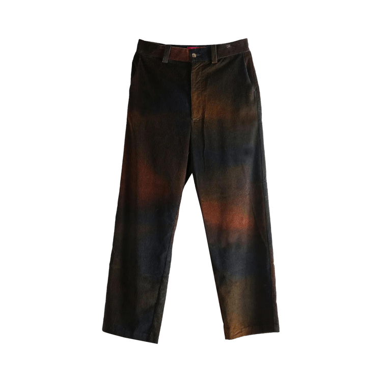 The Elder Statesman Ombre Cord Norm Pant "Midnight"