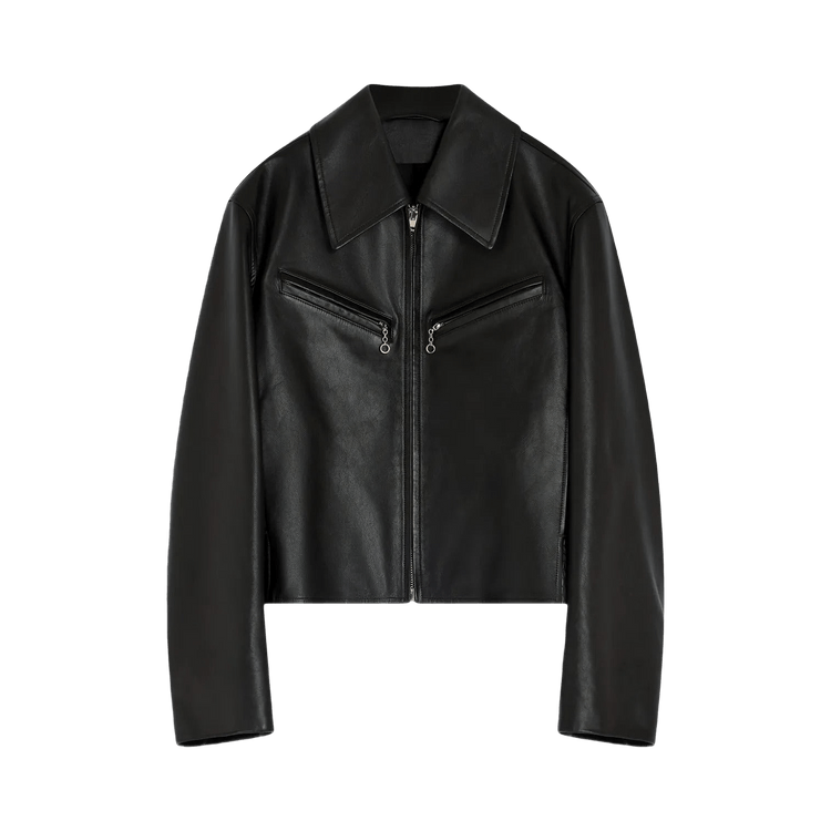 Lemaire Boxy Leather Blouson "Moka"