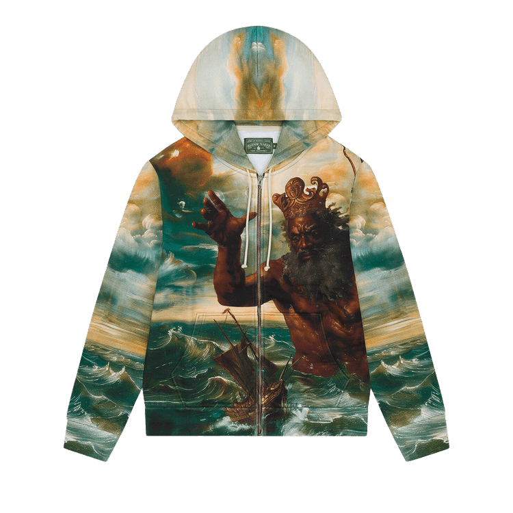 Denim Tears Poseidon"s Revenge Zip Up Hoodie "Multicolor'