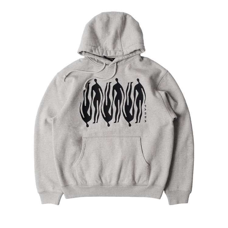 Parra Connected Guy Hooded Sweatshirt "Heather Grey"