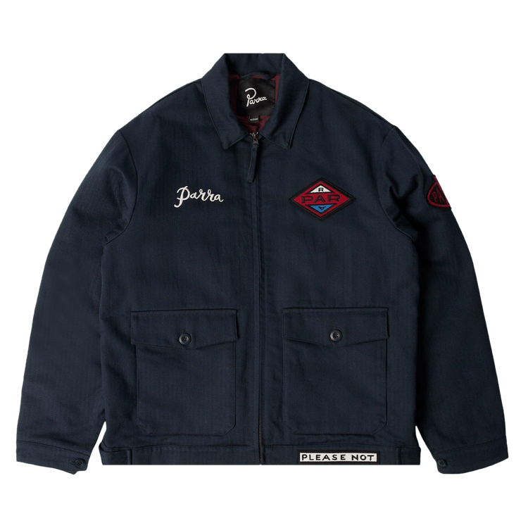 Parra Pumping Gas Jacket "Navy Blue"