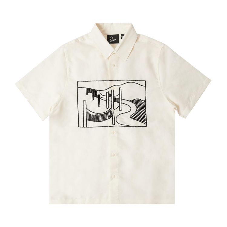 Parra The Dunes Short-Sleeve Shirt "Off White"