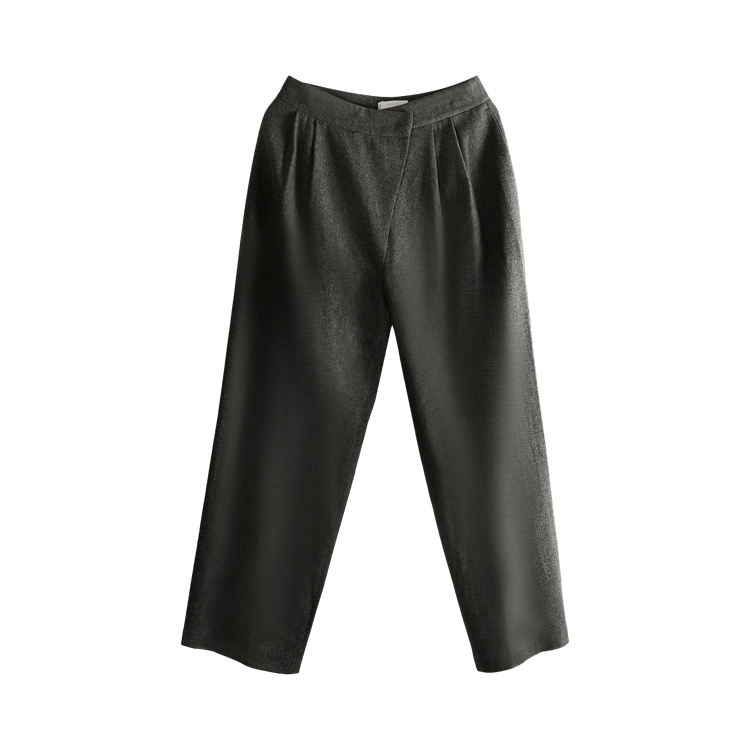 Amomento Wool Wrap Pants "Charcoal"