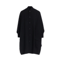 Yohji Yamamoto Padded Drape Coat "Black"