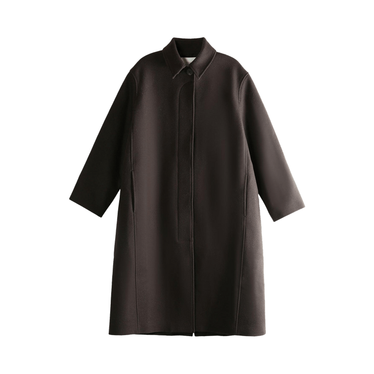Studio Nicholson Rounded Overcoat "Espresso"