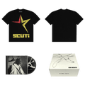 Sp5der Red Yellow Star Tee Box Set "Black"