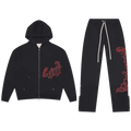 Godspeed OG Logo Sweatsuit V2 "Black/Red"