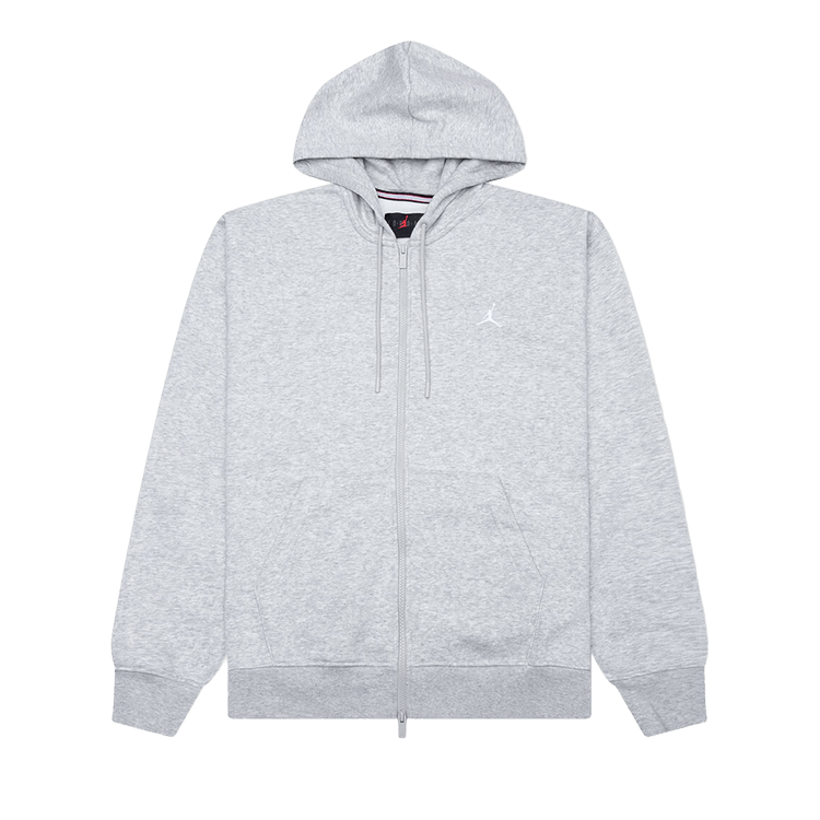Air Jordan Brooklyn Full-Zip Hoodie "Grey Heather/White"