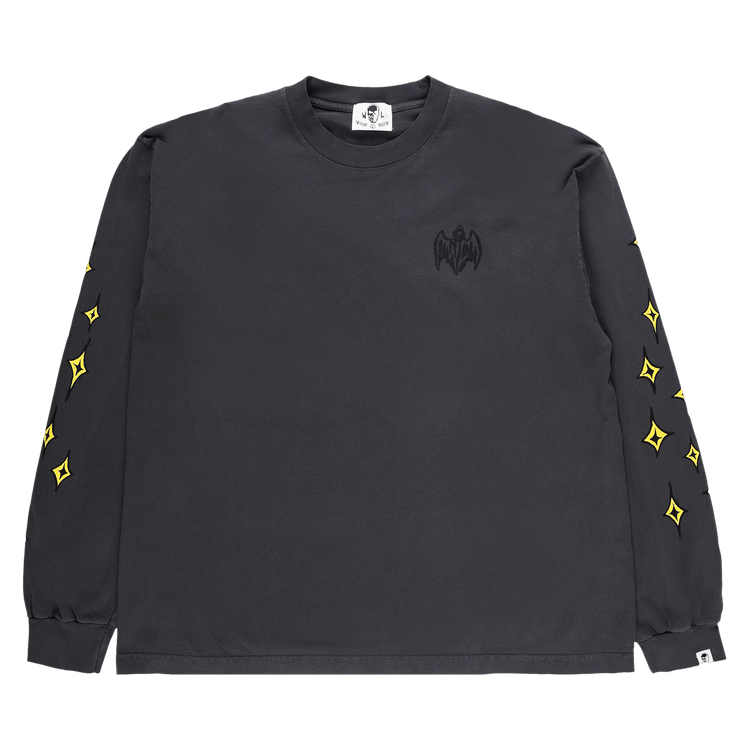 Warren Lotas Want Reaper Long Sleeve T-Shirt "Charcoal"