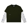 Students Golf Grayson Layered Long Sleeve T-Shirt "Stone"