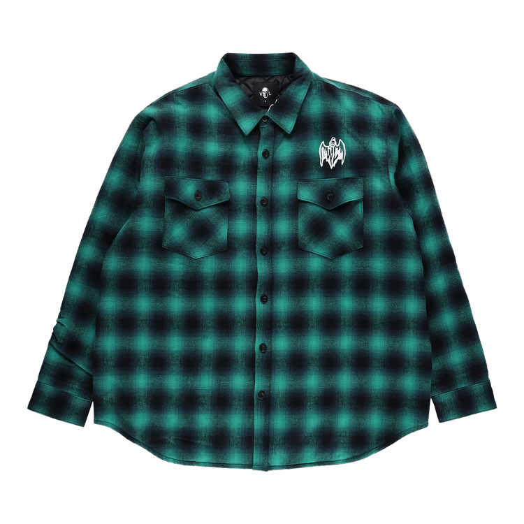 Warren Lotas Reaper with Sword Quilted Lined Flannel "Green"