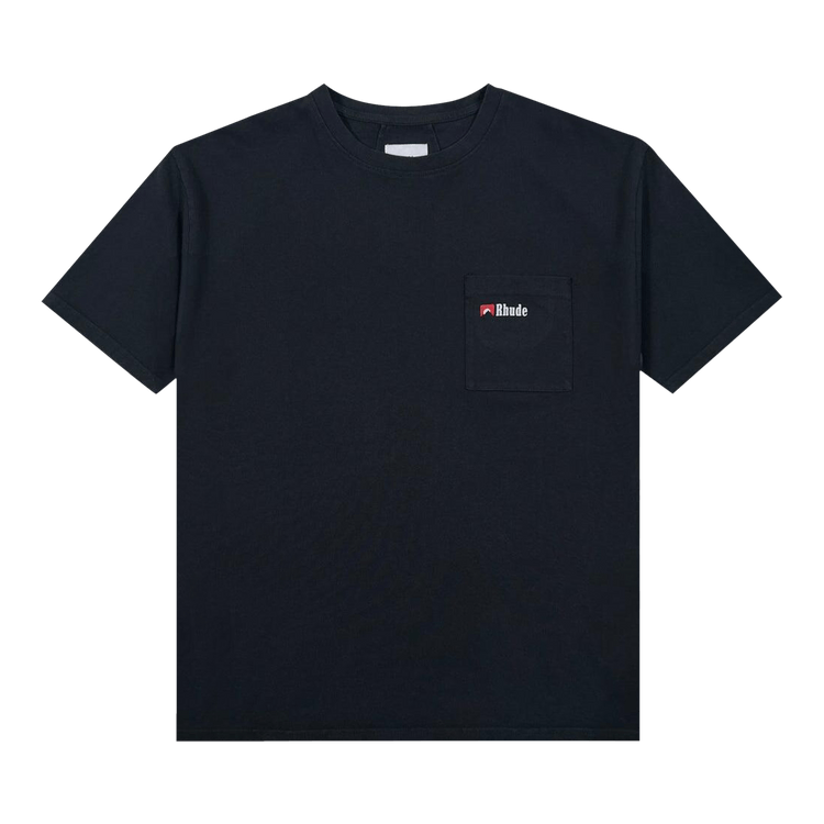 Rhude Moonlight Wolf Pocket Tee "Vintage Black"