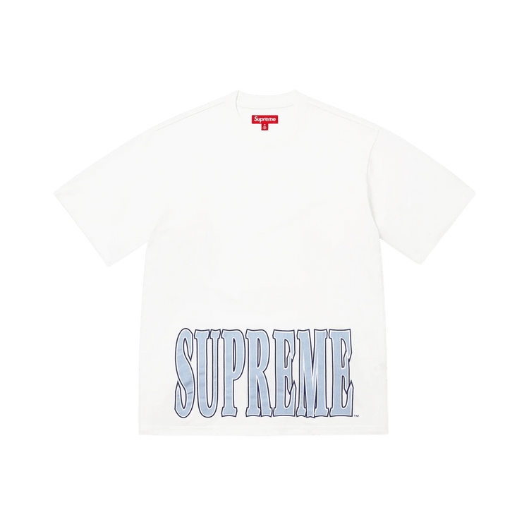 Supreme Cracked Stretch Short-Sleeve Top "White"