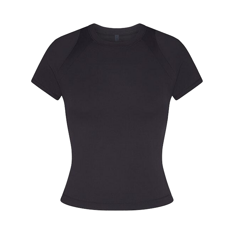 NikeSKIMS Airy Baby Tee "Obsidian"