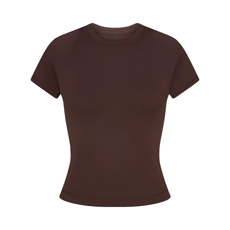NikeSKIMS Airy Baby Tee "Dark Sepia"