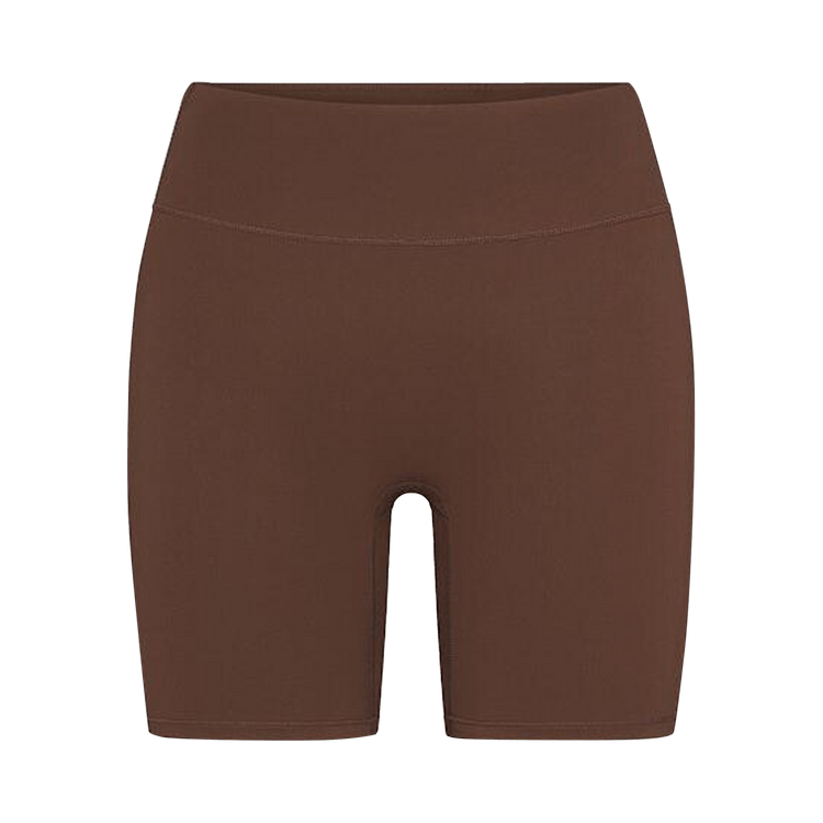 NikeSKIMS Matte 5" Biker Short "Dark Sepia"