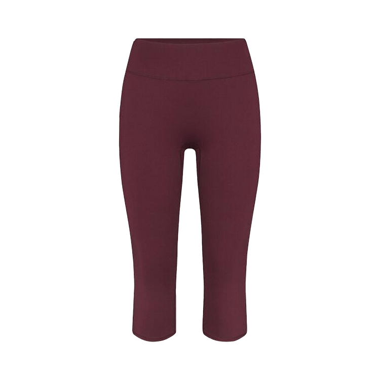 NikeSKIMS Matte Crop 17" Legging "Currant"