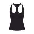 NikeSKIMS Matte Racer Back Tank "Obsidian"