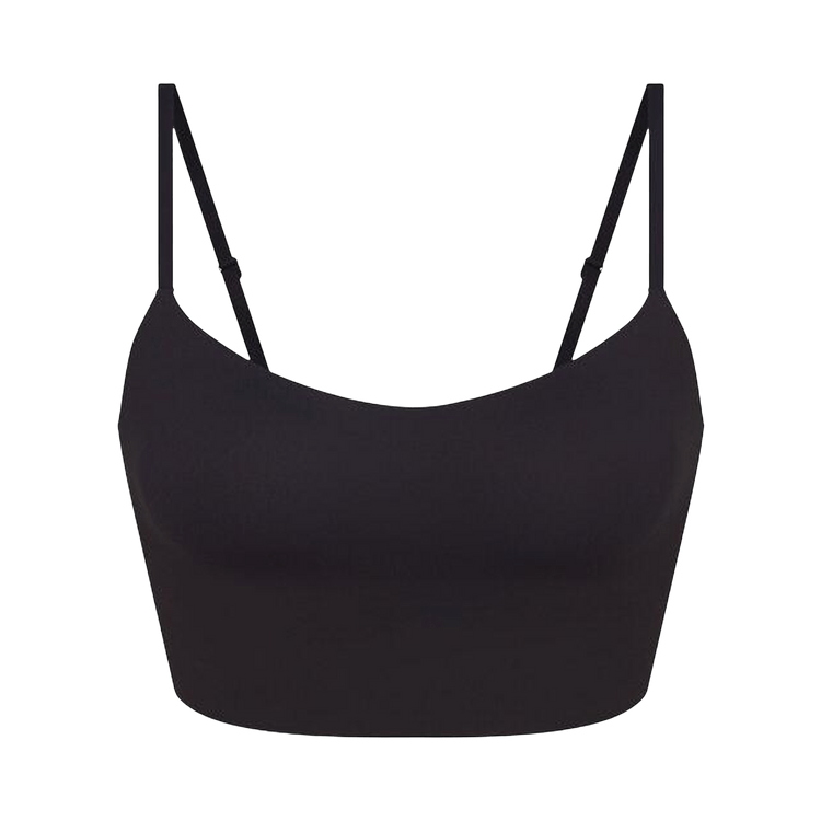 NikeSKIMS Matte Cami Bra Top "Obsidian"