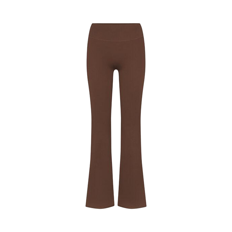 NikeSKIMS Matte Slim Flare Legging "Dark Sepia"