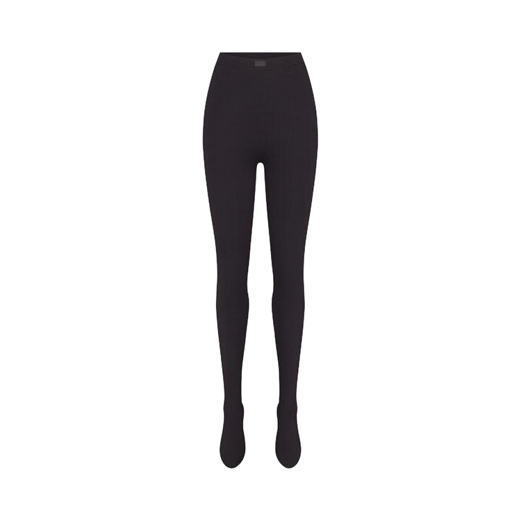 NikeSKIMS Matte Footsie Grip Legging "Obsidian"