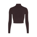 NikeSKIMS Vintage Seamless Mock Neck Crop Top "Phoenix"