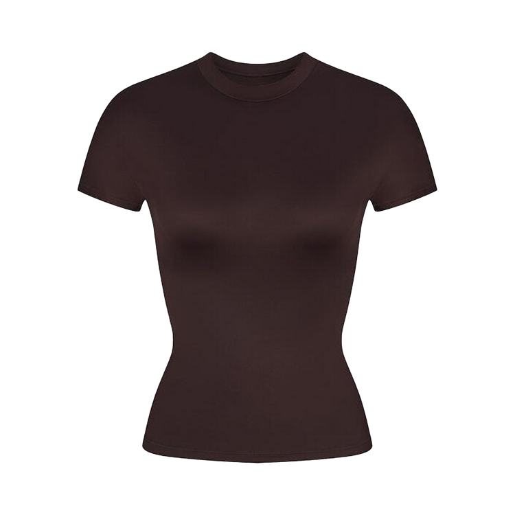 NikeSKIMS Shine Short Sleeve Mock Neck Top "Phoenix"