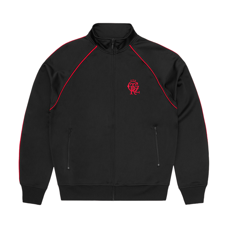Corteiz 3 Star Crest Track Jacket "Black"