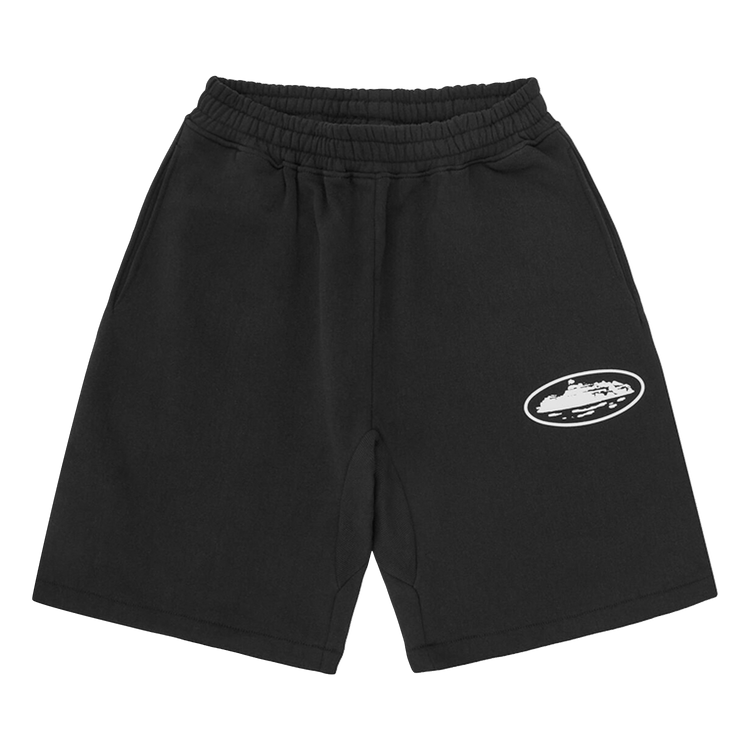 Corteiz Island Puff Print Sweatshort "Black"