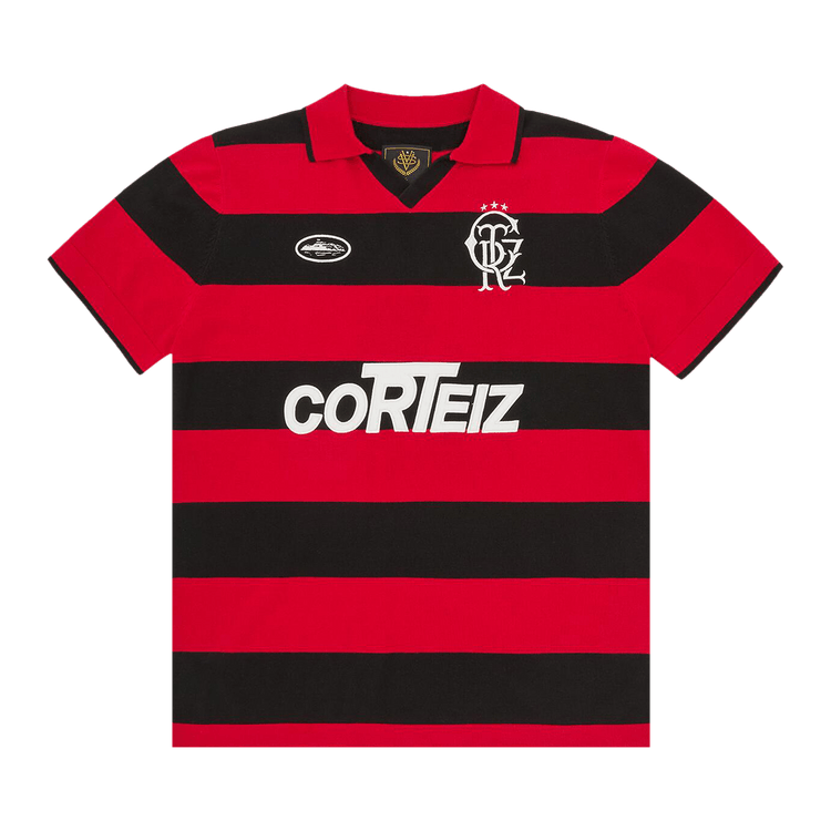 Corteiz Striped Knit Jersey "Red"