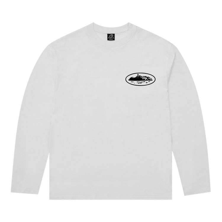 Corteiz OG Island Long-Sleeve Tee "White"