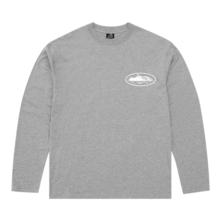 Corteiz OG Island Long-Sleeve Tee "Grey"