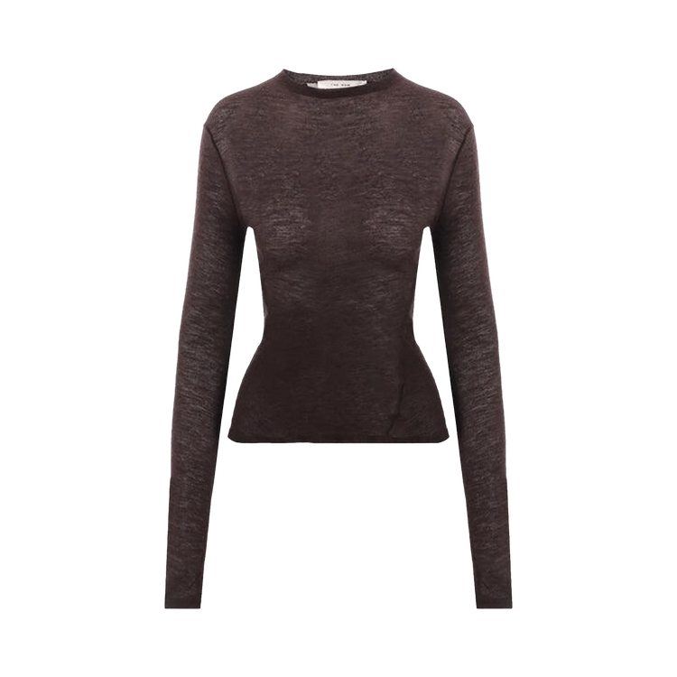 The Row Werness Top "Dark Brown"