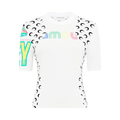 Marine Serre Regenerated Graphic Jersey Baby Fit T-Shirt "White Aom Optical White"