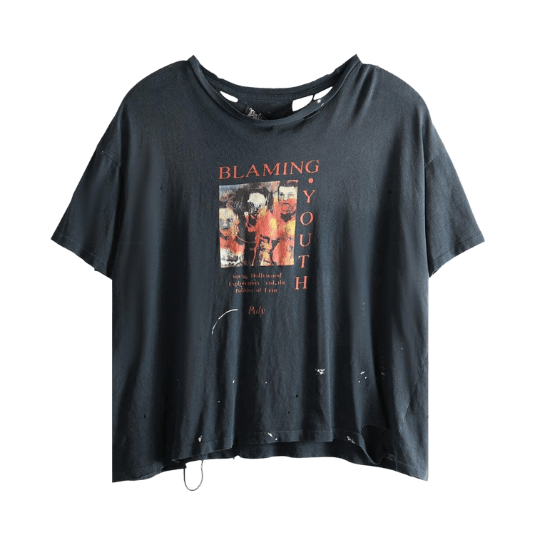 Paly Hollywood Blaming Youth Tee "Black"